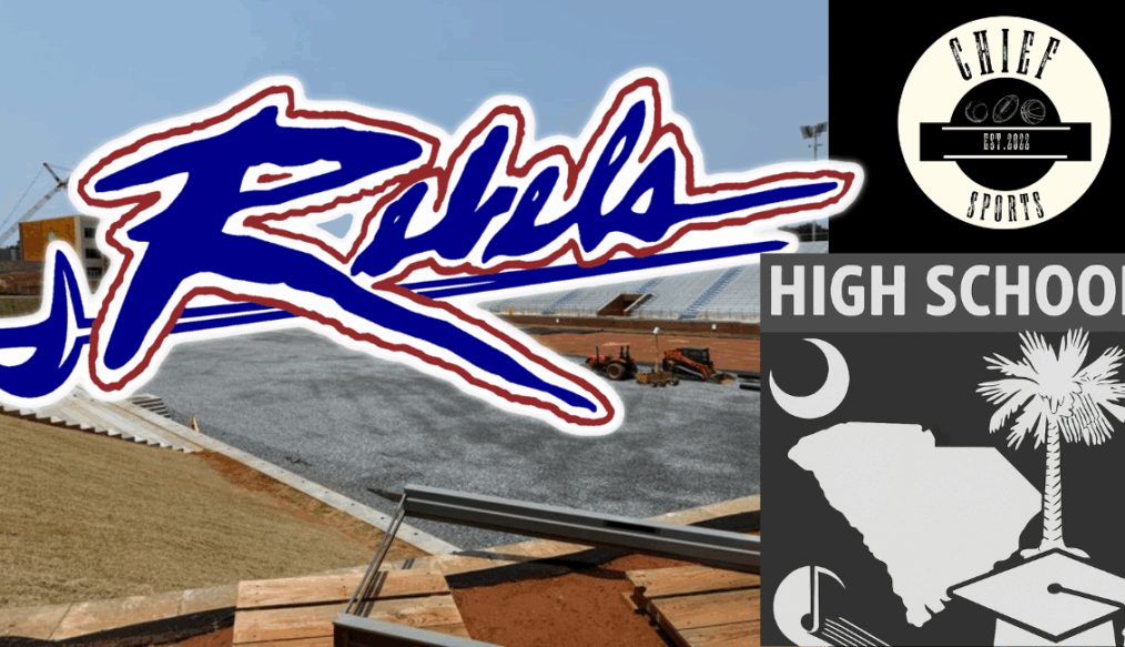 New Byrnes High Stadium is coming right along