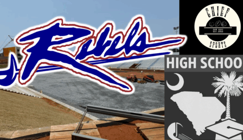 New Byrnes High Stadium is coming right along