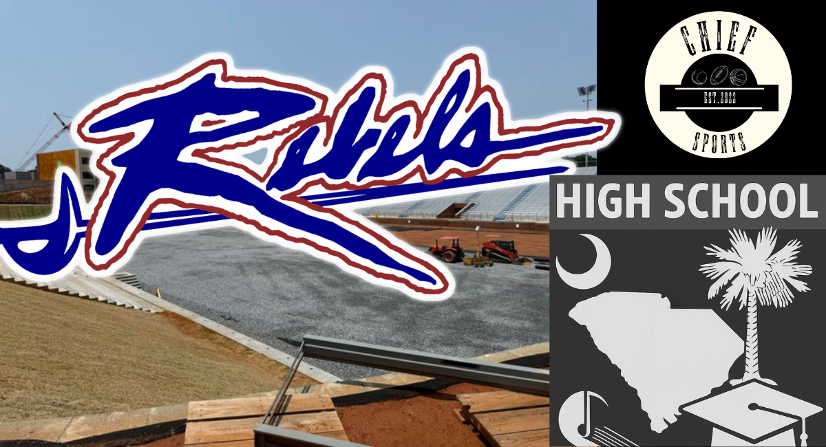 New Byrnes High Stadium is coming right along