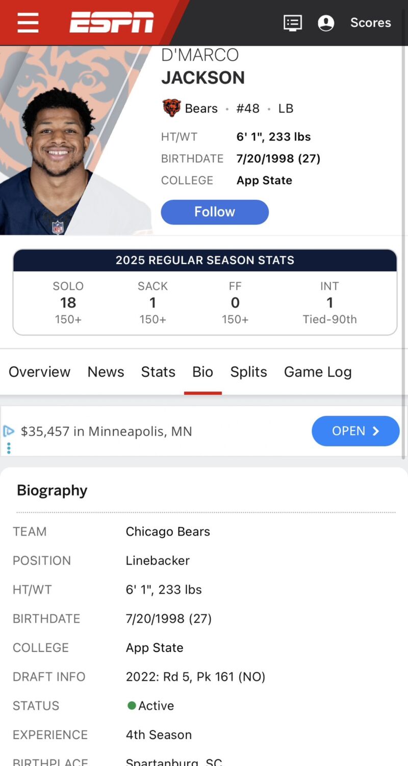 Image for the Tweet beginning: Broome High School’s D’Marco Jackson